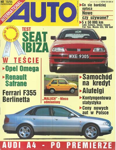 Auto International numer 10/1994 okładka